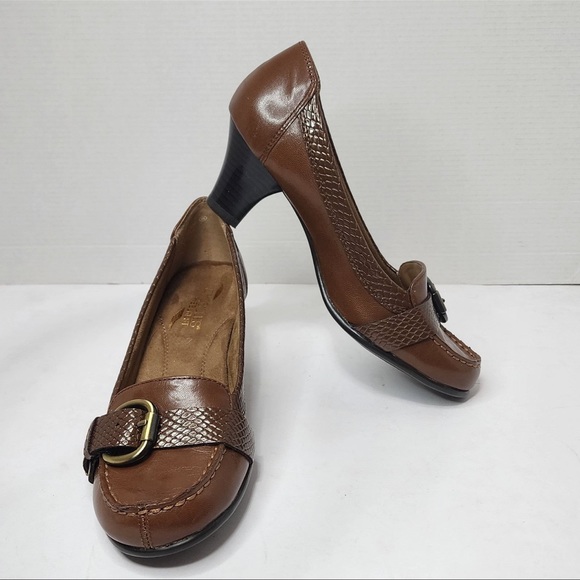 Aerosoles Heel Rest / Brown Leather 007 - Picture 4 of 11